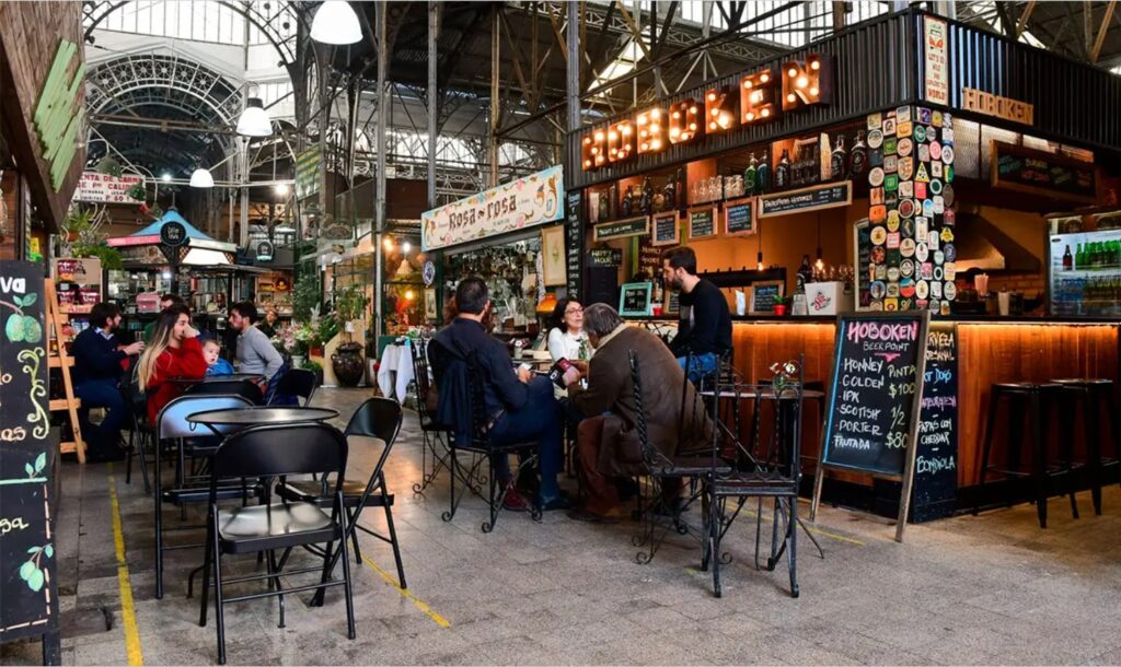 Mercado de San Telmo. Interior del Mercado de San Telmo